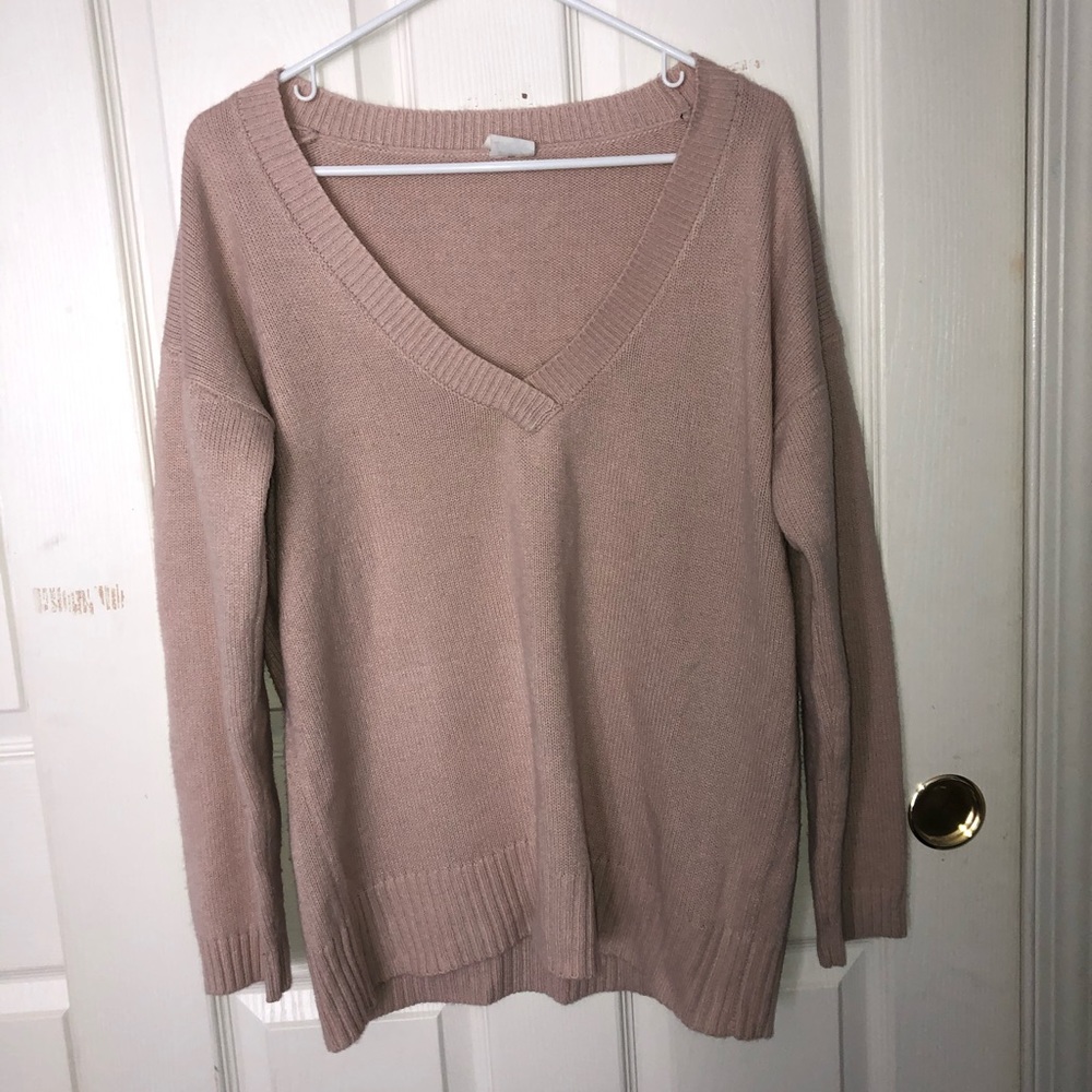 Pink oversized sweater